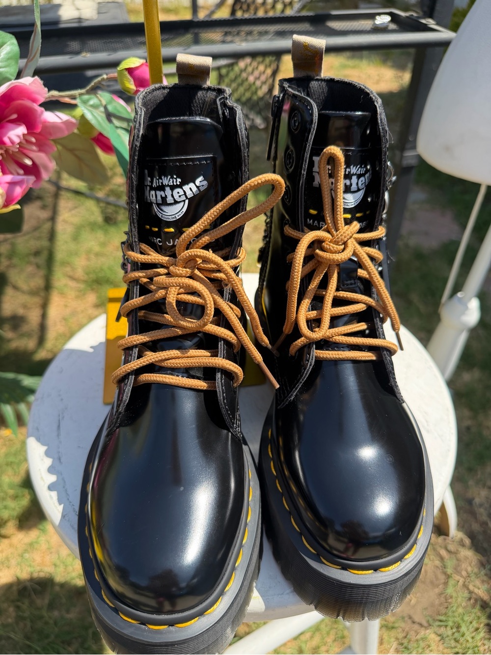 VEGAN JADON BOOT MARC JACOBS PLATFORMS - Picture 6 of 8